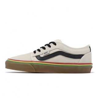 Vans 休閒鞋 Chukka Low Sidestripe 米白 黑 膠底 男鞋【ACS】 VN0A5KQZDJR