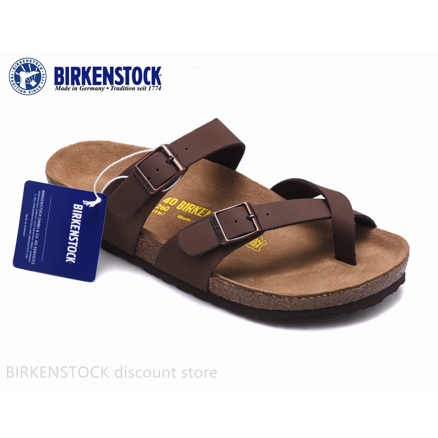 BIRKENSTOCK 勃肯 Mayari 男/女經典軟木磨砂棕色涼鞋拖鞋 34-46