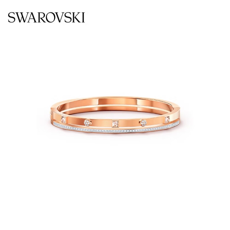 【現貨免運】Swarovski 施華洛世奇 新品 THRILLING 璀璨光華 手鐲 玫瑰金色
