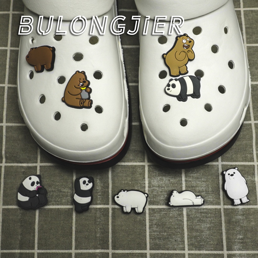 Jibbitz Crocs / Crocs 鈕扣 / Crocs 吊墜鈕扣 / 木屐鞋配件 / We Bare Bear