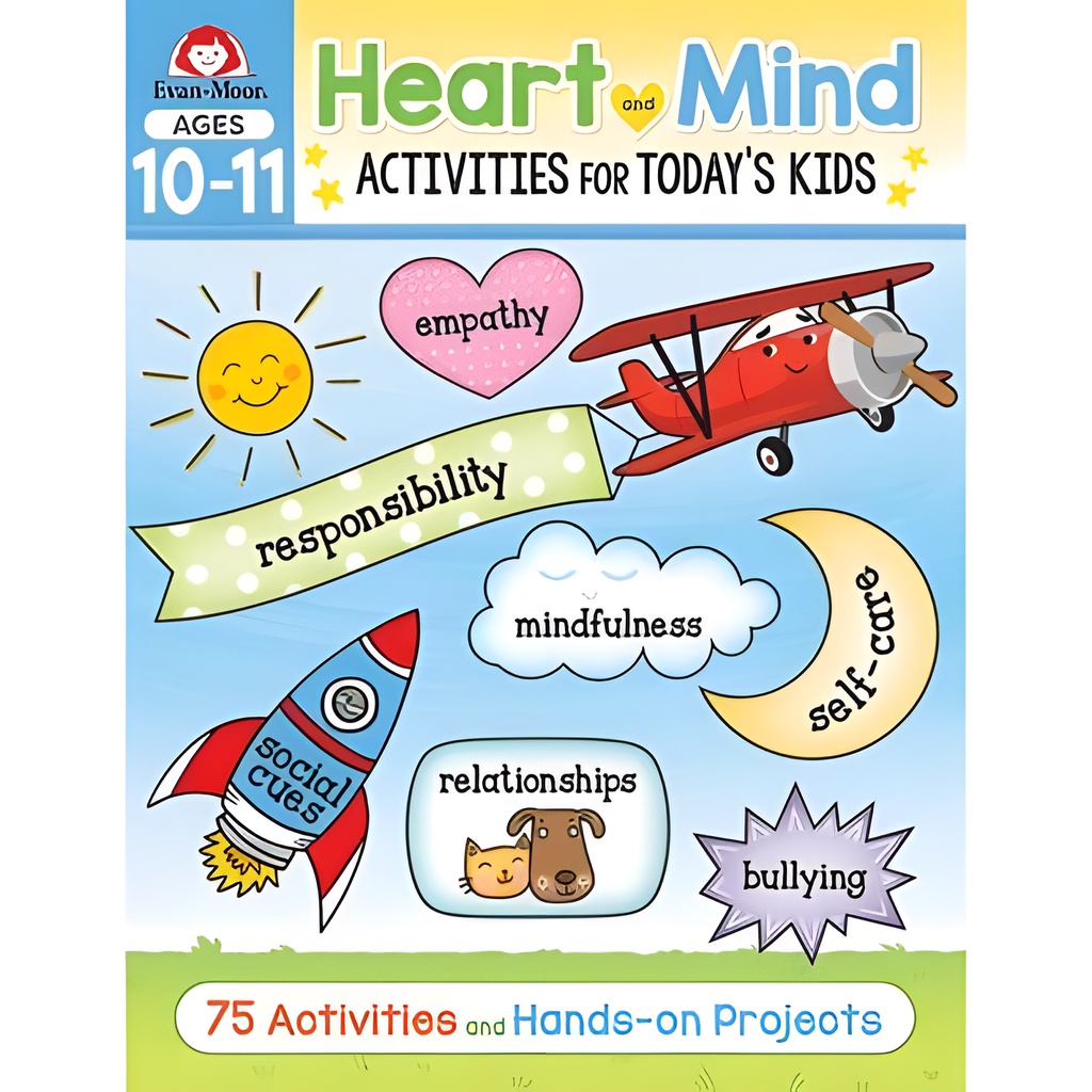 Heart and Mind Activities for Today's Kids, Ages 10-11/Evan-Moor Educational Publishers【禮筑外文書店】