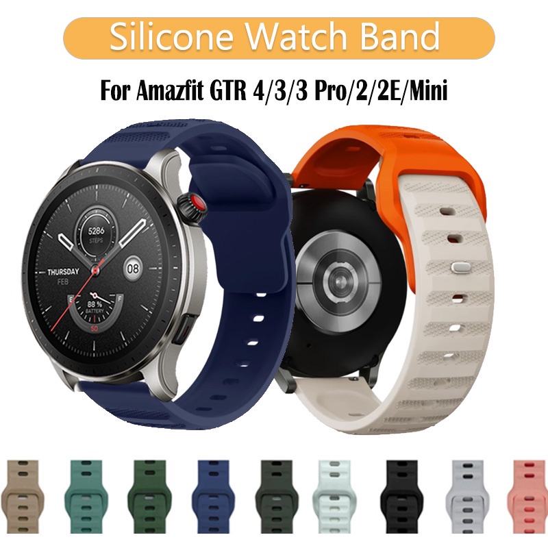 Amazfit GTR 4 3 Pro 2 2E 迷你智能手錶運動錶帶 Amazfit GTR 42 毫米 47 毫米智