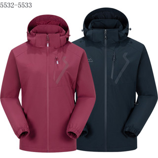 【Ladaferr-store】風雪狼戶外棉衣衝鋒衣情侶秋冬男女石墨烯發熱棉服加棉保暖夾克
