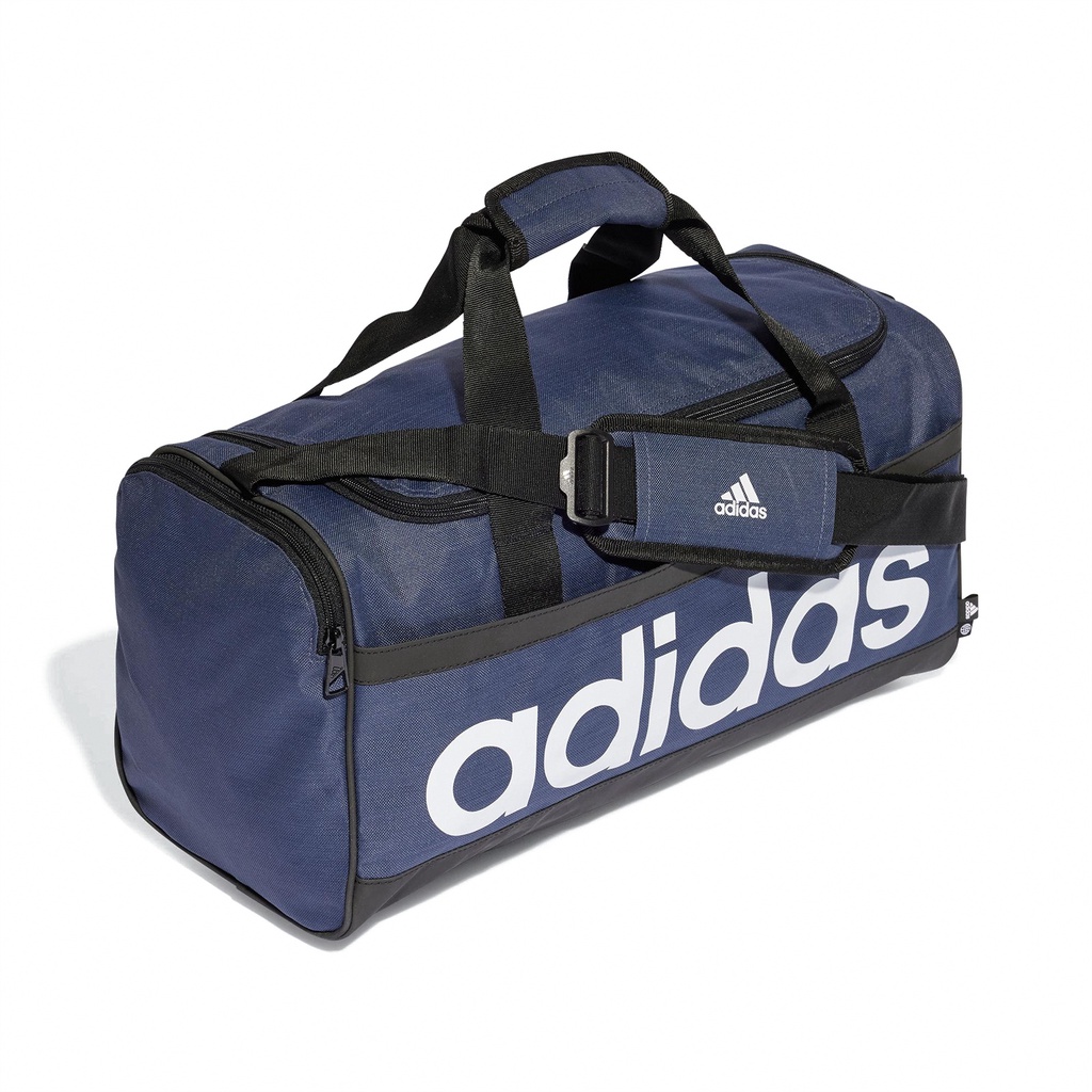adidas 包包 Essentials Medium 愛迪達 藍 健身 訓練包 手提 肩背 【ACS】 HR5349