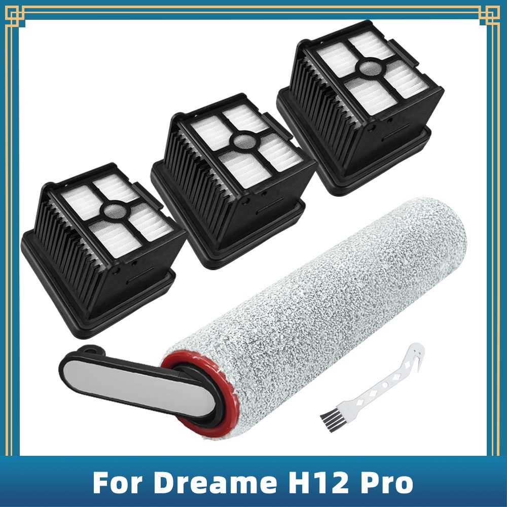 適用於 Dreame H12 Pro 吸塵器更換備件配件滾筒主刷 Hepa 過濾器