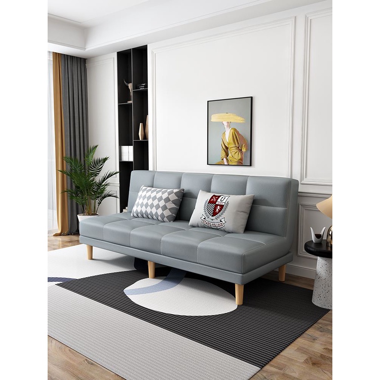 沙發床小戶型可折疊出租房公寓店面兩用現代簡約科技布藝折疊沙發