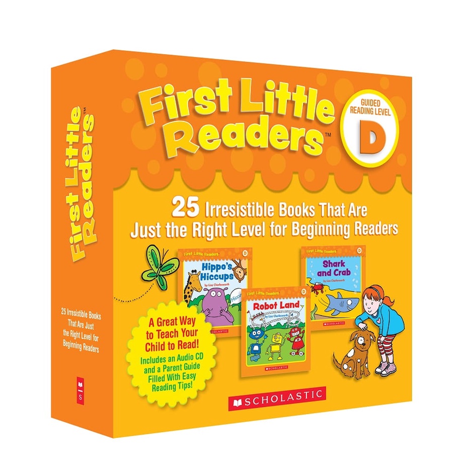 First Little Readers Level D (25本小書+CD)(有聲書)/Scholastic【三民網路書店】