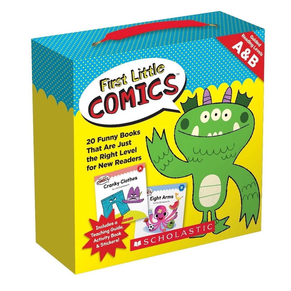 First Little Comics: Guided Reading Level A & B (20書+1CD)(有聲書)/Liza Charlesworth【禮筑外文書店】