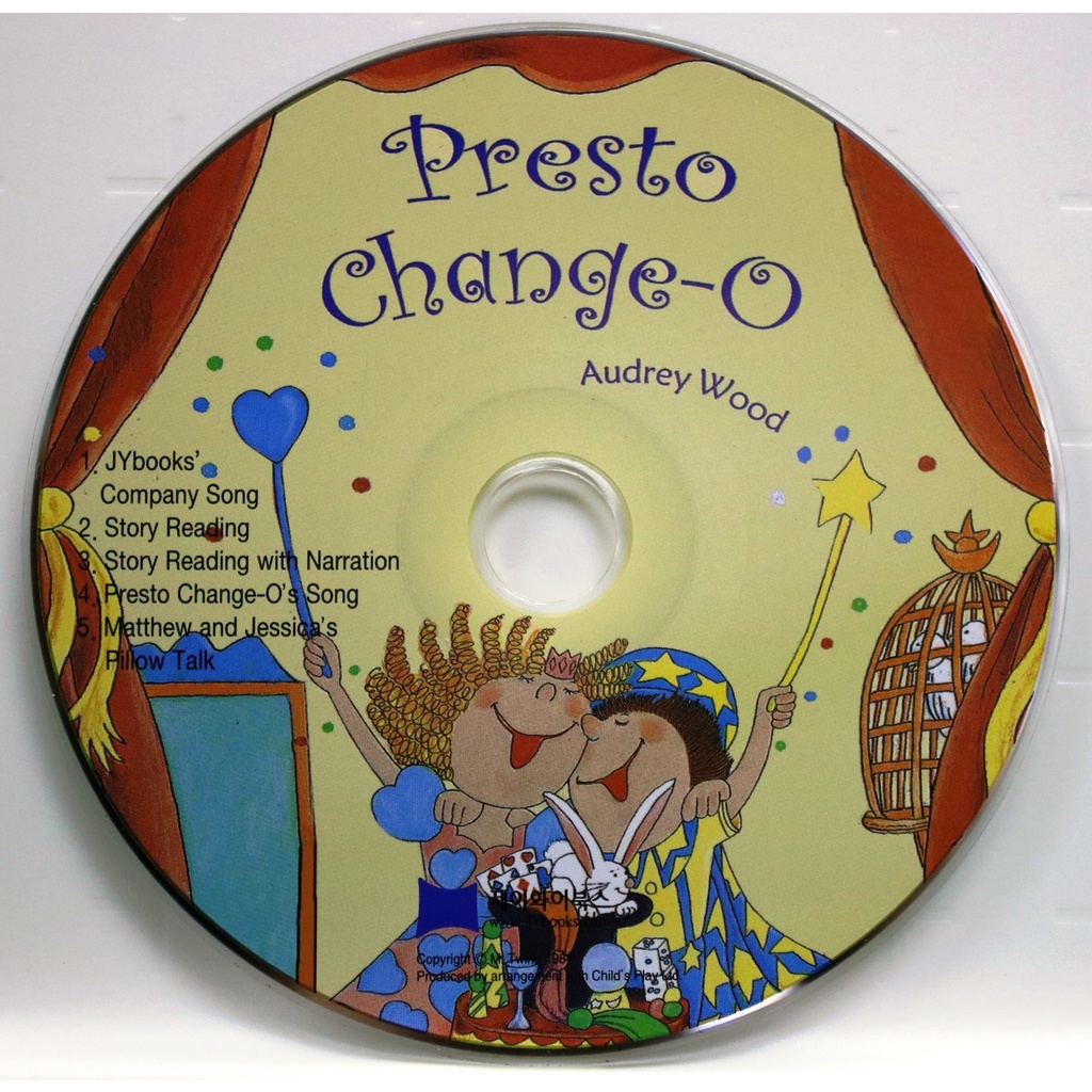 Presto Change-O (1CD only)(韓國JY Books版) 廖彩杏老師推薦有聲書第2年第1週/Audrey Wood【三民網路書店】