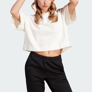 Adidas ESS T-Shirt IK5764 女 短袖 上衣 T恤 亞洲版 休閒 簡約 寬鬆 棉質 三葉草 白