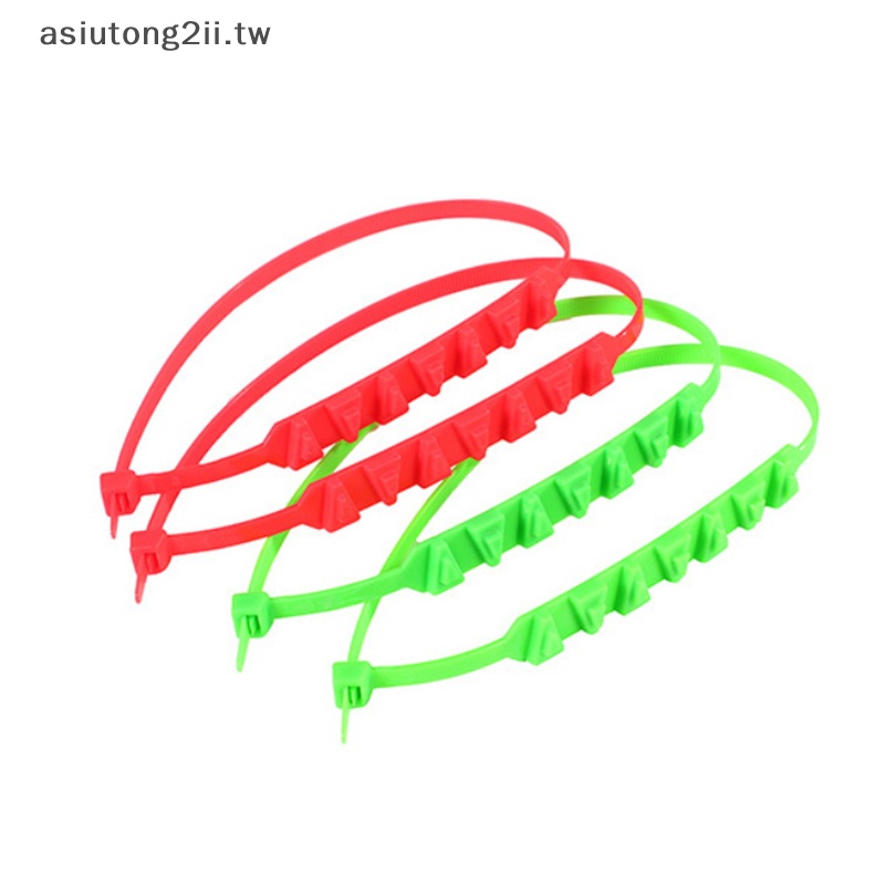 [asiutong2ii] 5pcs 防滑雪鏈汽車冬季輪胎車輪鏈冬季戶外雪地輪胎應急雙槽防滑鏈 [TW]