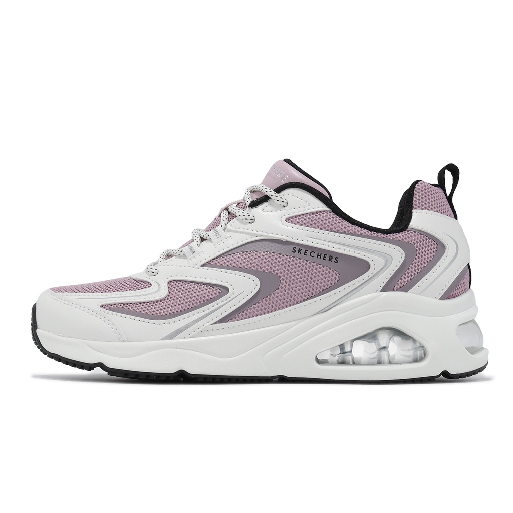 Skechers 休閒鞋 Tres-Air Uno-Street FL 白 藕粉 氣墊 女鞋 ACS 177424WLV