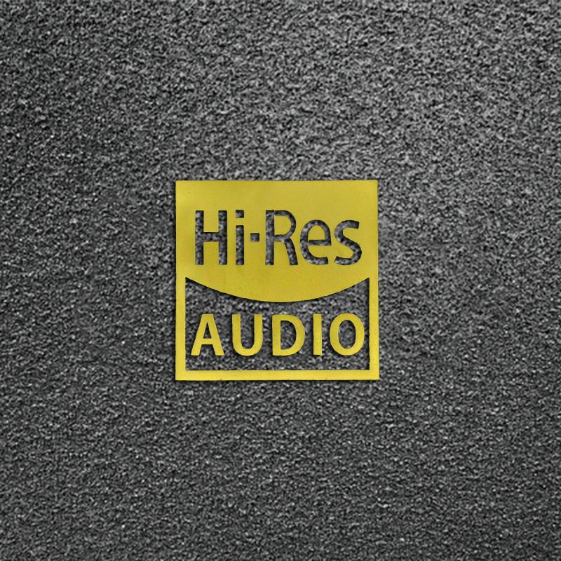 2024 SONY Hi-res AUDIO金標 高品質音效認證金屬貼 耳放手機金屬貼紙