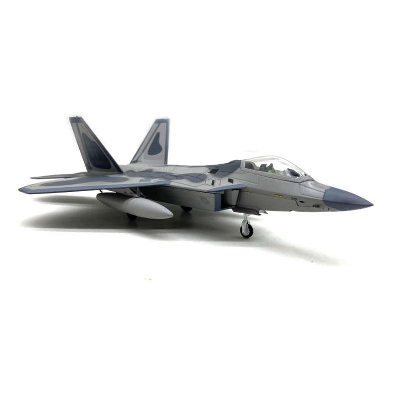 Ns模型1:100美國f-22戰鬥機猛禽隱形戰鬥機軍用飛機模型收藏擺件擺件禮物
