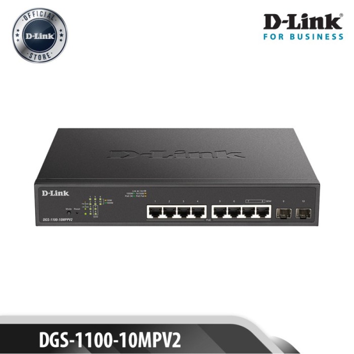 Link DGS-1100-10MPV2 10口千兆智能網管PoE