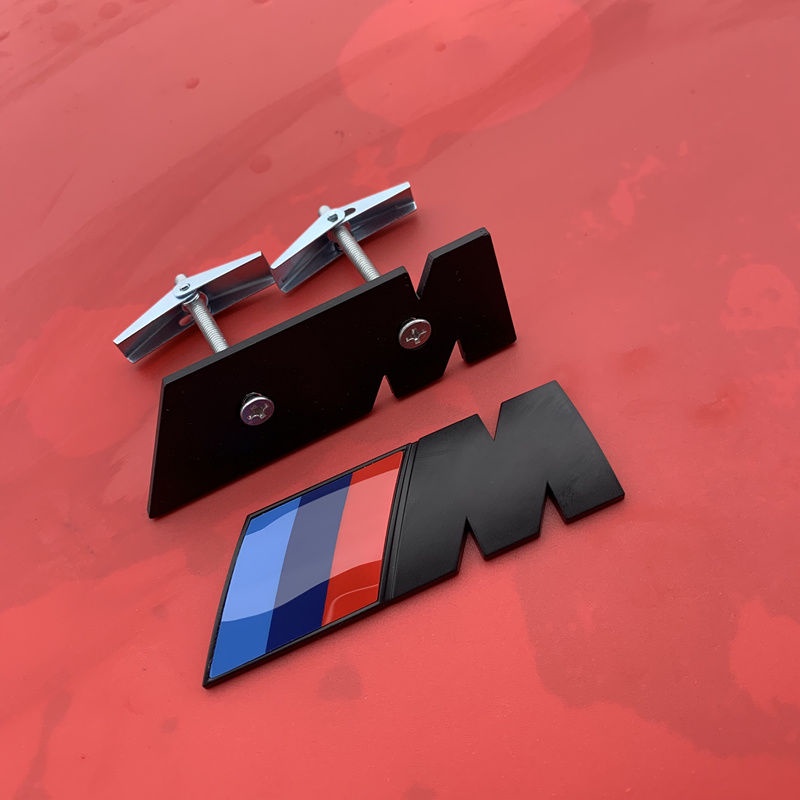 BMW 寶馬 中網標 車標 貼標 改裝 5系改裝 320I 330i 車頭標 525li 裝飾貼 前標 黑色M標 個性