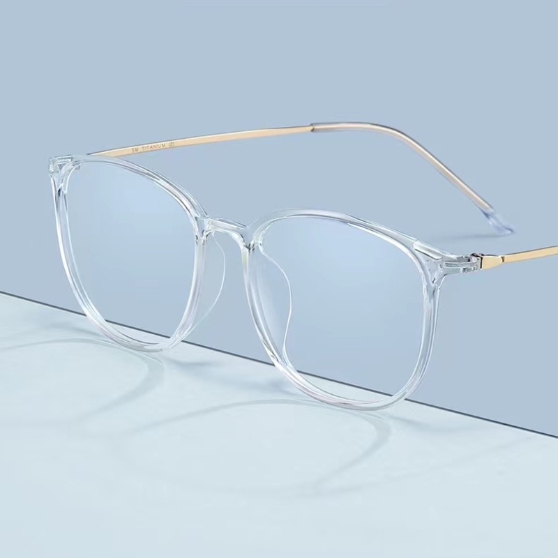 超輕TR90光學鏡架 鈦合金腿 男女透明近視眼鏡架