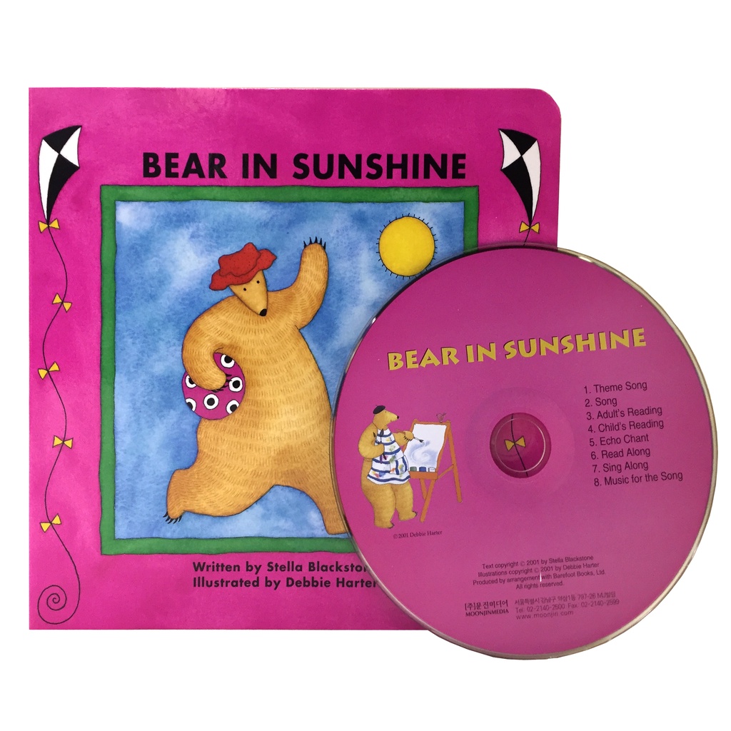 Bear in Sunshine (1平裝+1CD) 韓國Two Ponds版(有聲書)/Stella Blackstone【禮筑外文書店】