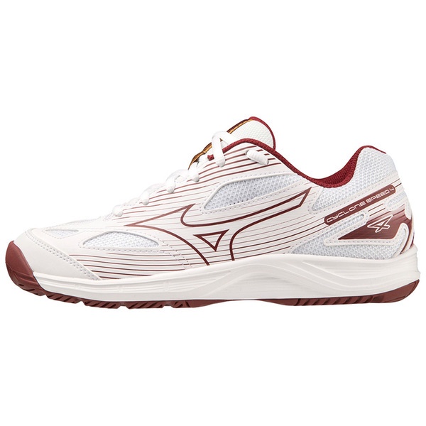 Mizuno 手/桌/羽/排球鞋 男 Cyclone Speed 4 白 V1GA238045