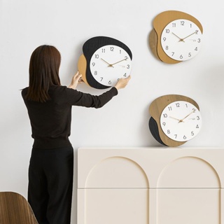 時鐘 免打孔北歐網紅鐘錶 掛鐘 輕奢客廳時鐘 時尚現代簡約鍾 牆面裝飾品