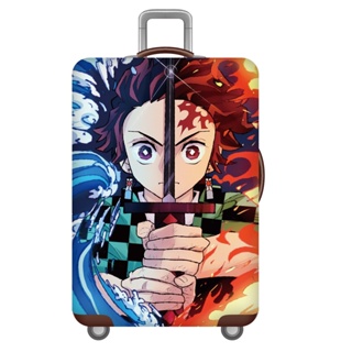日本動漫人物旅行箱保護套行李箱旅行配件彈性行李箱防塵罩適用於18-32英寸手提箱行李收納套行李用品