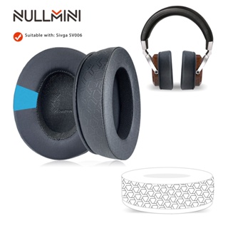 Nullmini 替換耳墊適用於 Sivga SV006 耳機冷卻凝膠耳罩耳罩頭帶頭梁