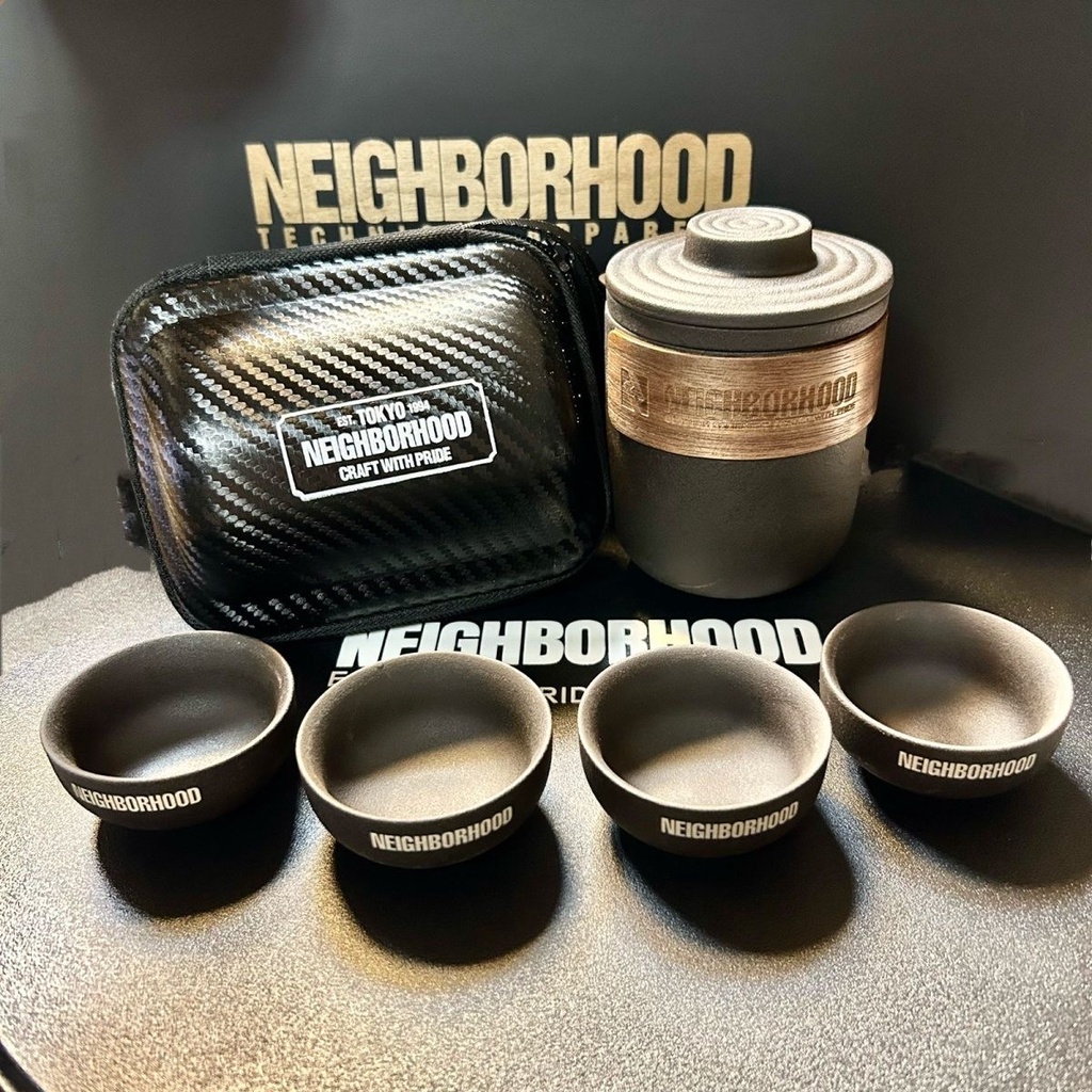 【送收納包】Neighborhood NBHD潮牌露營茶具套裝 旅行茶具套裝 戶外泡茶 水壺 茶壺 茶杯 露營用品