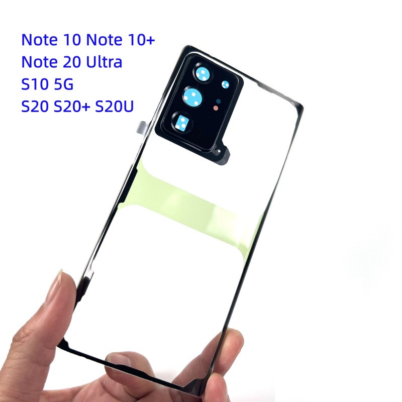 SAMSUNG 後玻璃透明適用於三星 Galaxy Note 20 Ultra 10 Plus 5G S20 S20+