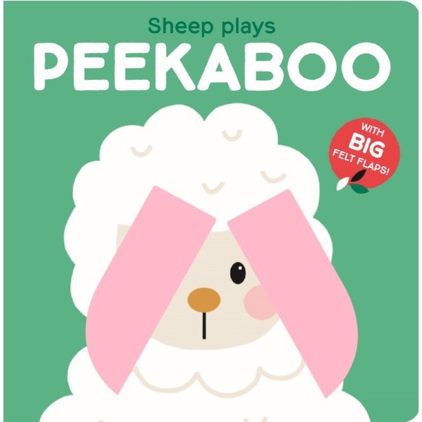 Sheep Plays Peekaboo (with Big Felt Flaps)(硬頁翻翻書)(硬頁書)/Yoyo Books【禮筑外文書店】