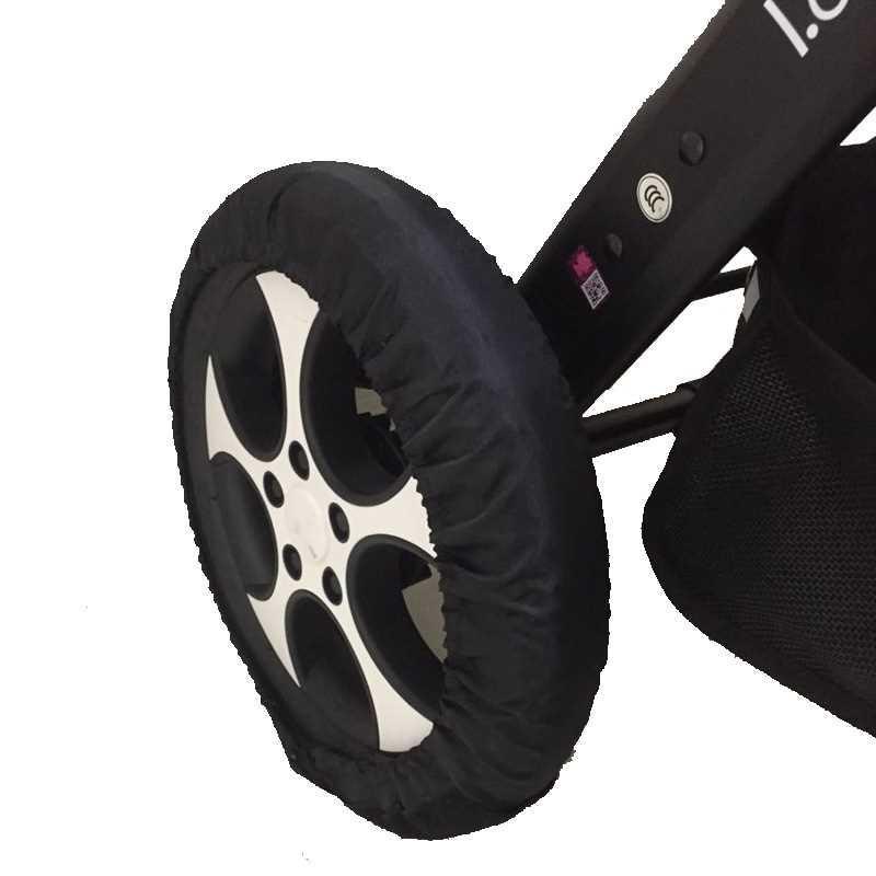 (拍照匹配型號） 嬰兒推車輪子護套嬰兒推車輪胎套傘車防髒防塵輪套腳踏車輪胎套