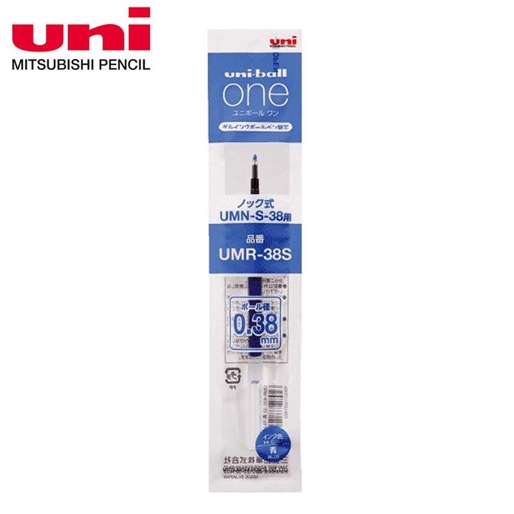 UNI三菱 UNI BALL-ONE鋼珠筆芯0.38 藍【金石堂】