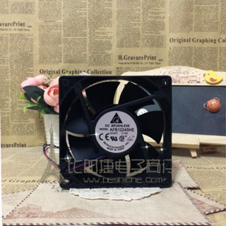 原裝臺達 AFB1224SHE 12038 24V 0.75A 12CM 大風量 變頻器風扇