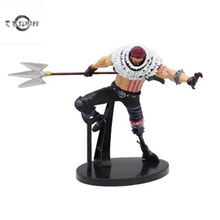 元氣招財 15cm 動漫海賊王One Piece 甜點三將星 夏洛特傢族 卡塔庫慄戰鬥公仔人偶模型手辦擺件玩具娃娃禮物
