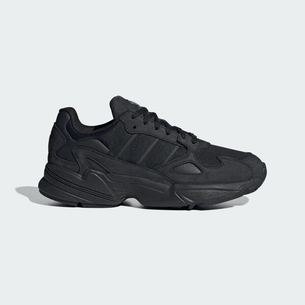 Adidas Falcon W IG8300 女 運動休閒鞋 經典 復古 老爹鞋 三葉草 麂皮 日常 穿搭 黑