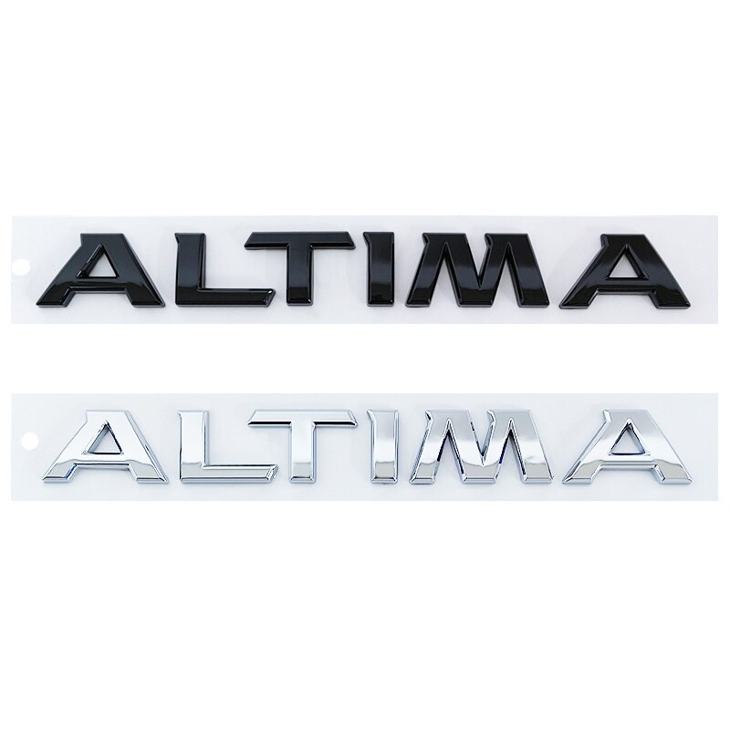 適用於尼桑NISSAN ALTIMA車標Logo 後標尾標 英文字母裝潢標誌 汽車改裝ABS車貼