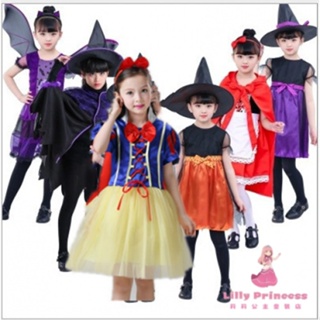 萬聖節兒童服裝小紅帽吸血鬼蝙蝠女巫裙演出服套裝舞會新款