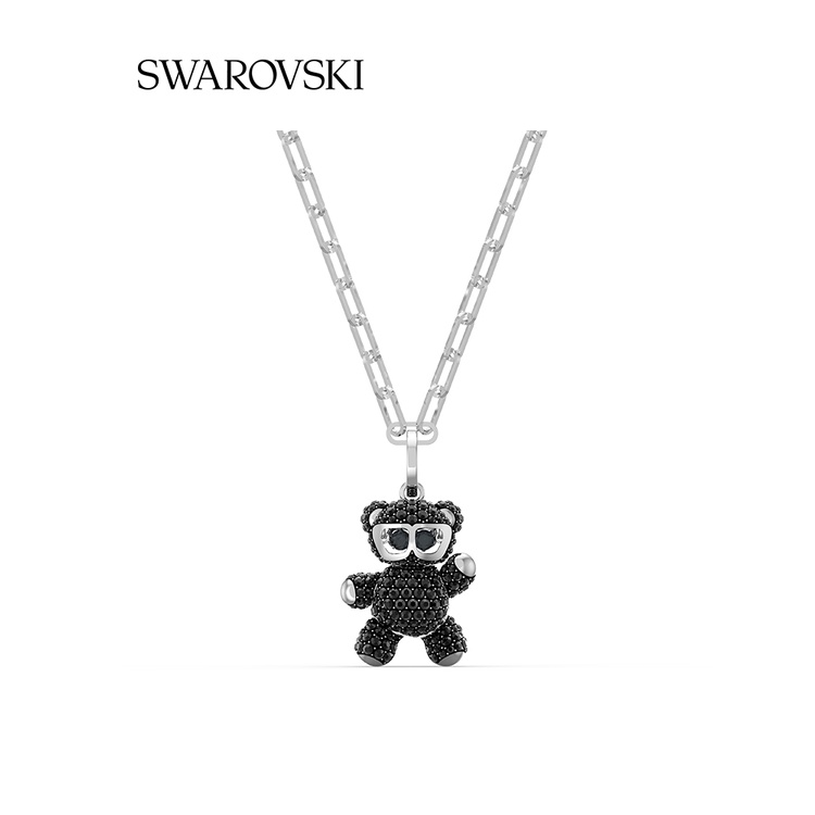 現貨【全套原盒包裝】 Swarovski/施華洛世奇TEDDY 閃耀泰迪熊 心動小熊 項鍊 毛衣鏈禮物