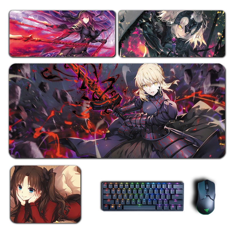動漫 Fate Stay Night 鼠標墊 Fate Grand Order Saber Rin Alter 鼠標墊電