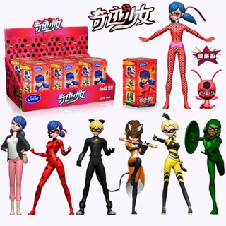 Ladybug figure 動漫瓢蟲少女公仔模型 魚形奇蹟少女女生禮物套裝