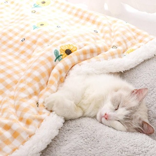 【現貨999免運】寵物床 貓咪被子 猫窩 冬天保暖 小奶猫被子 猫咪墊子 貓用品 貓地墊 雙層沙發 猫床 睡墊