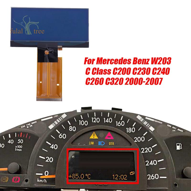 梅賽德斯奔馳 W203 C 級 C200 C230 C240 C260 C320 2000-2007 儀表板像素維修的汽