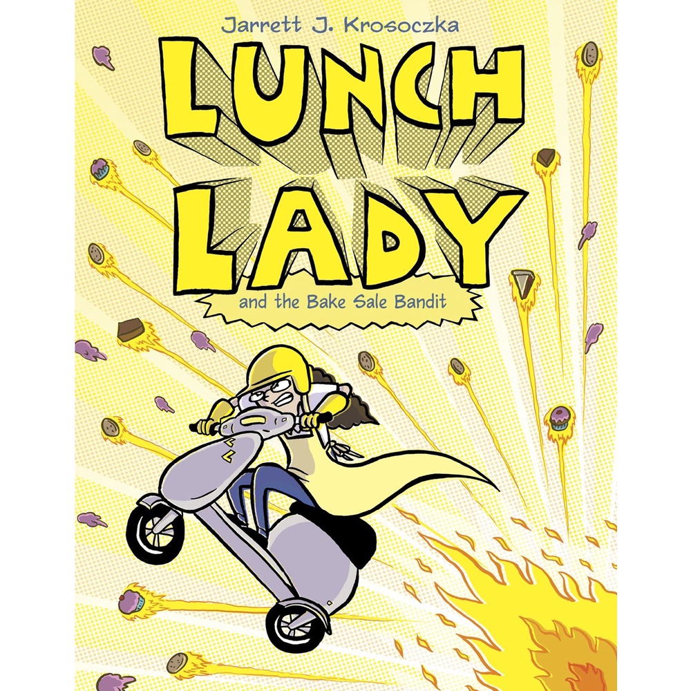 #5: Lunch Lady and the Bake Sale Bandit (graphic novel)/Jarrett J. Krosoczka【禮筑外文書店】