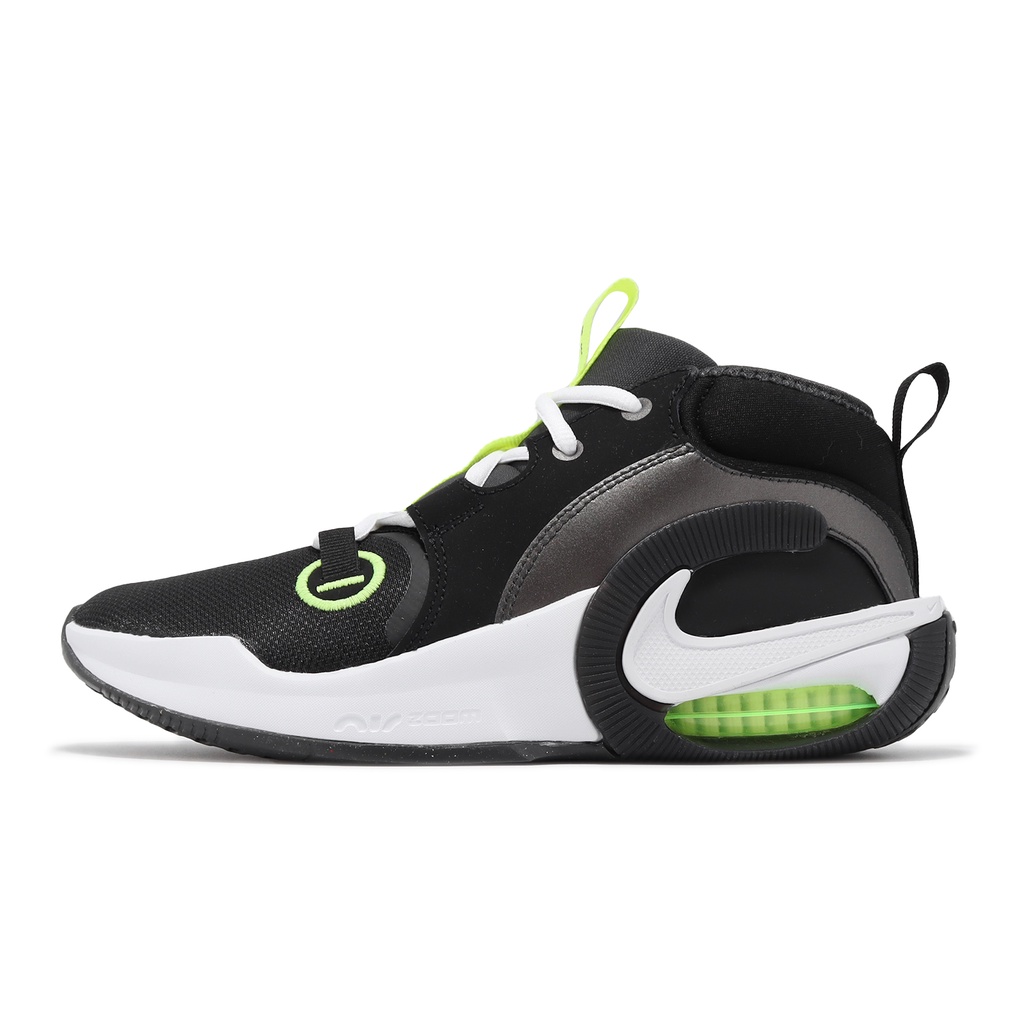 Nike 籃球鞋 Air Zoom Crossover 2 黑 綠 女鞋 大童鞋 氣墊 【ACS】 FB2689-001
