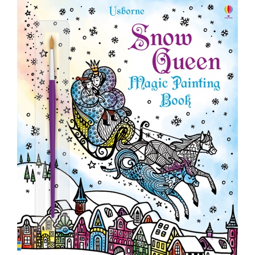 Magic Painting Snow Queen (水畫冊)/Susanna Davidson【禮筑外文書店】