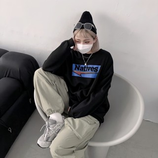 【20ss select】韓國 Natives 箭頭配色大學T 長袖上衣 大學T 男生長袖 情侶衣 冬天上衣 女生長袖