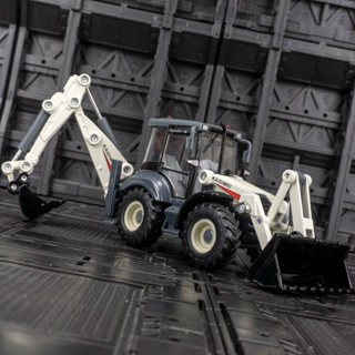 🌈凱迪威625004模擬雙頭鏟車合金工程車兒童挖土機鏟車二合一模型