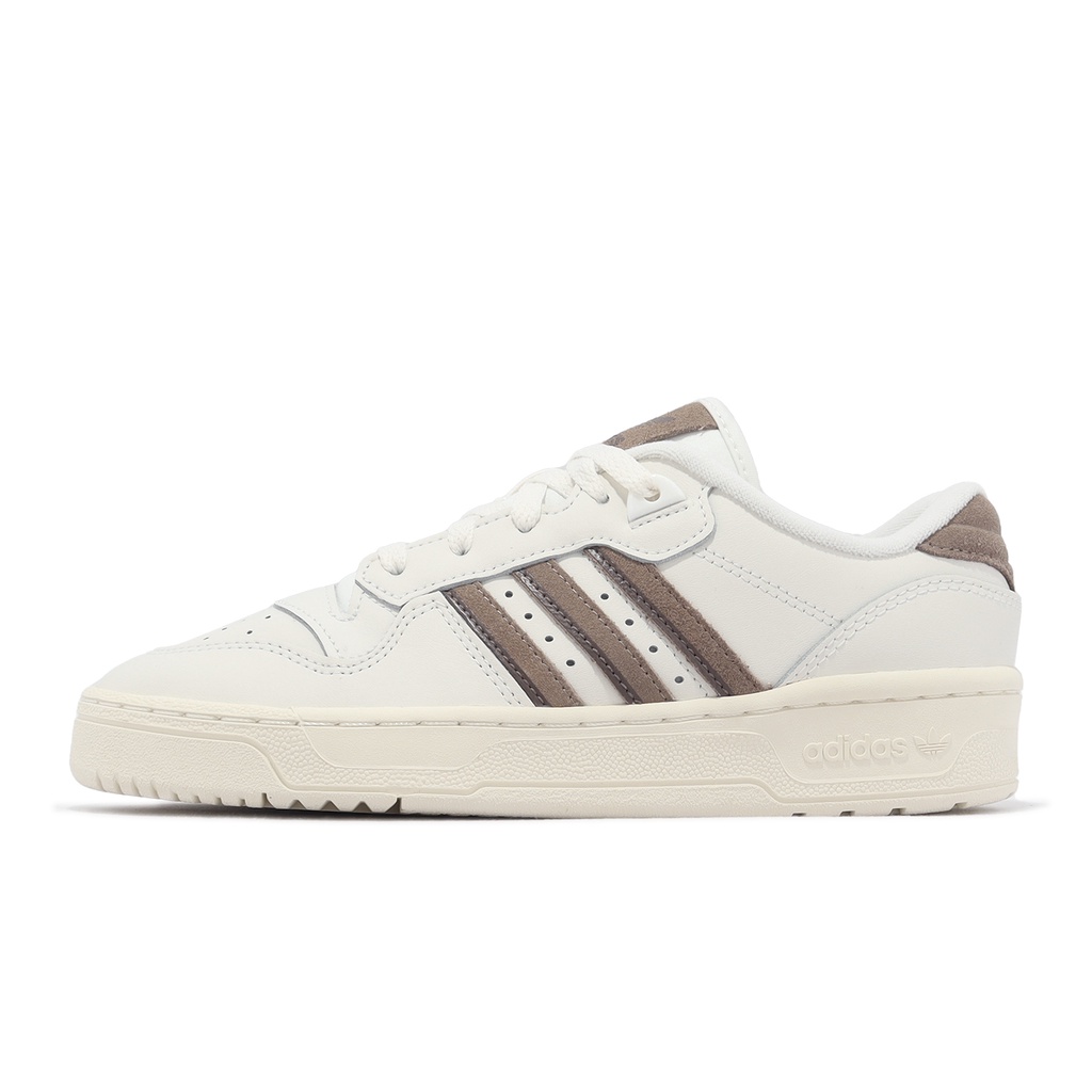 adidas 休閒鞋 Rivalry Low 白 咖啡 奶油底 基本款 男鞋 女鞋 三葉草【ACS】 IG6310