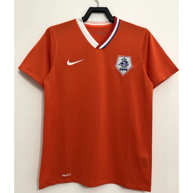 2008 年荷蘭主場復古高品質足球球衣 S-2XL,可定制號碼和名稱