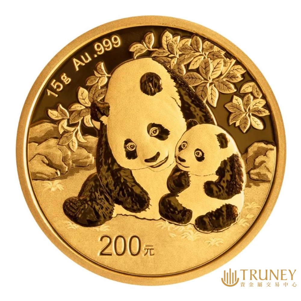 【TRUNEY貴金屬】2024中國熊貓金幣15公克 / 約 3.99台錢
