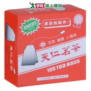 天仁凍頂烏龍茶經濟包2g x100包/盒【愛買】